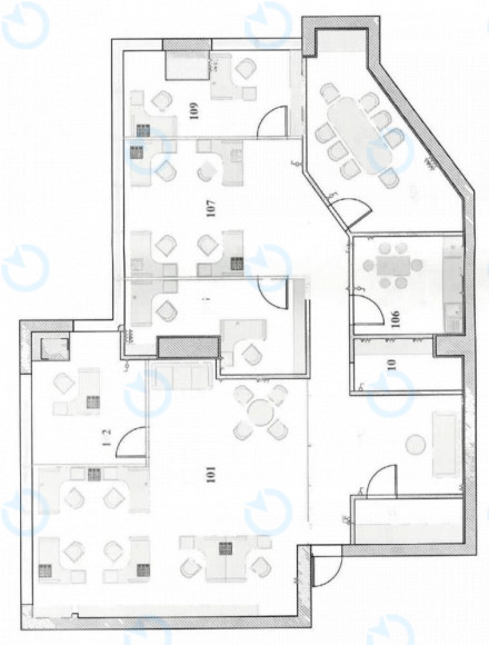 Аренда офиса 181 м.кв 8 этаж Леонардо (II очередь) - фото 5