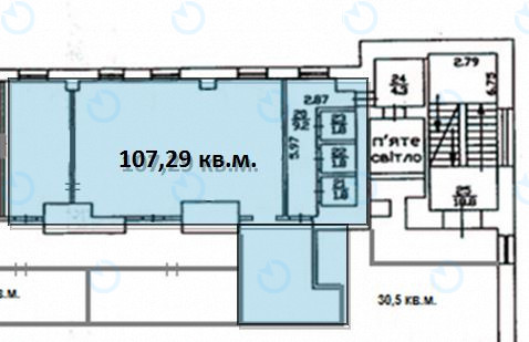Аренда офиса 107 м.кв 5 этаж FIM Center - фото 9