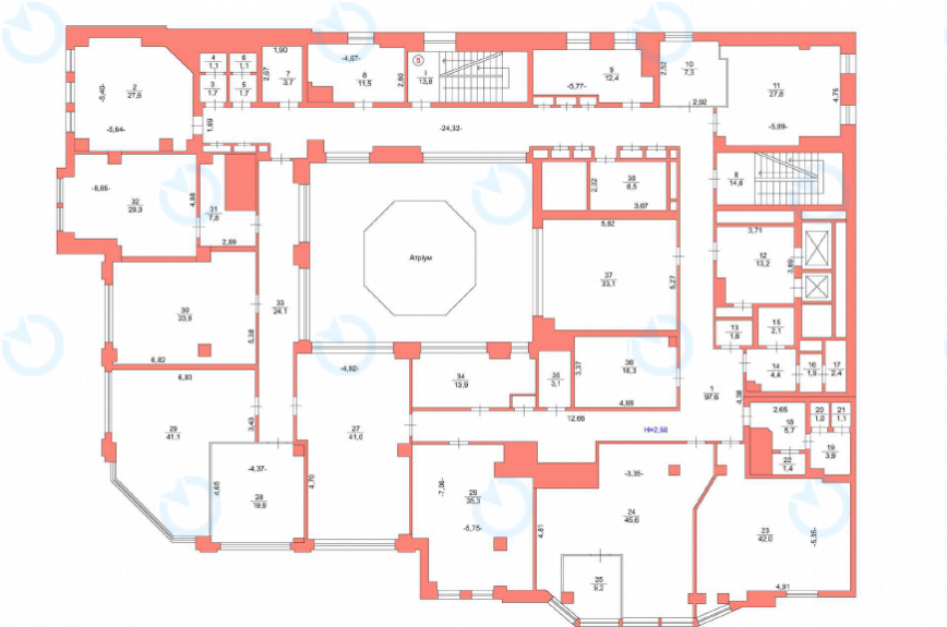 Оренда офісу 650 м.кв 2-7 поверх Пушкінська, 26/8 - фото 6