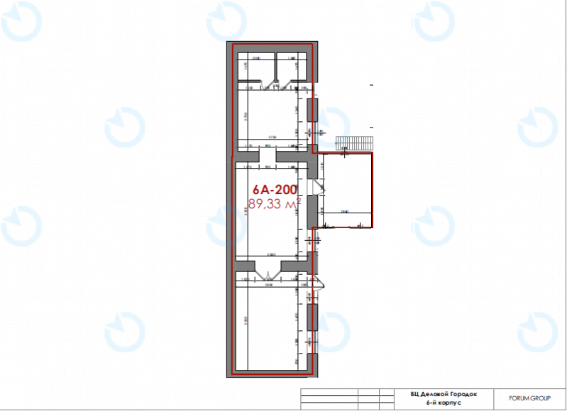 Аренда офиса 89 м.кв 1 этаж Форум Деловой Городок - фото 4