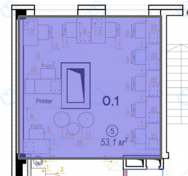 Оренда офісу 53 м.кв 3 поверх Campus - фото 5