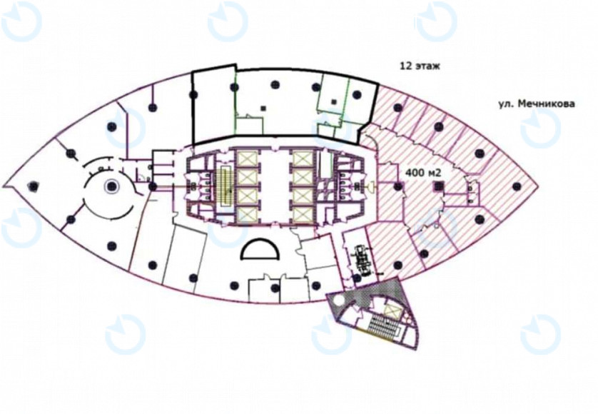 Оренда офісу 400 м.кв 12 поверх Парус - фото 7