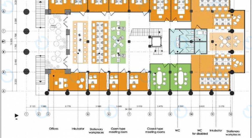 Оренда офісу 1000 м.кв 1 поверх VDNG - фото 3