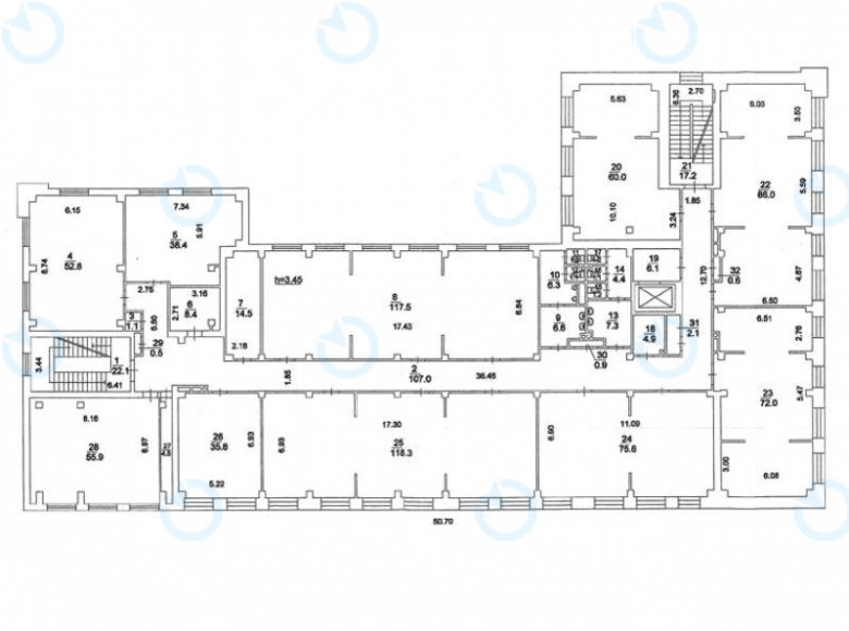 Аренда офиса 878 м.кв 2 этаж Vector - фото 21