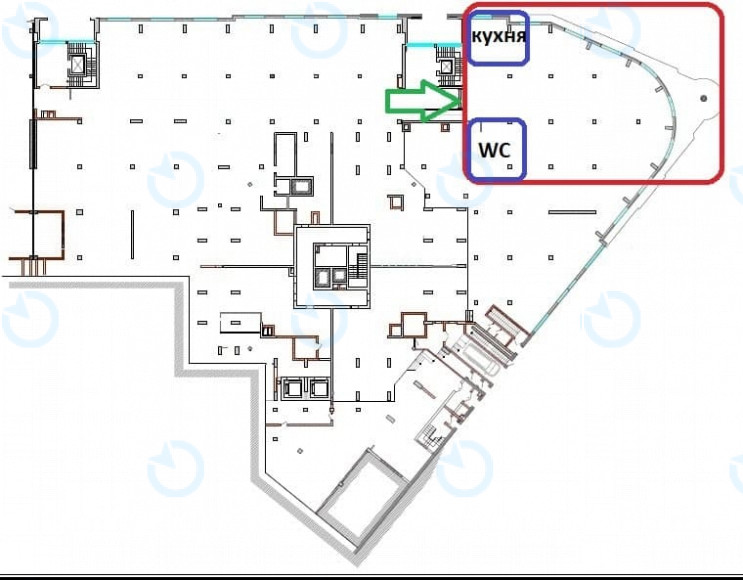 Аренда офиса 460 м.кв 2 этаж Покровский Посад - фото 7