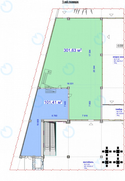 Аренда офиса 475 м.кв 1 этаж Ультрамарин - фото 19
