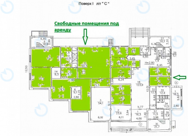 Оренда офісу 270 м.кв 1 поверх Харківське Шосе, 201/203 - фото 10