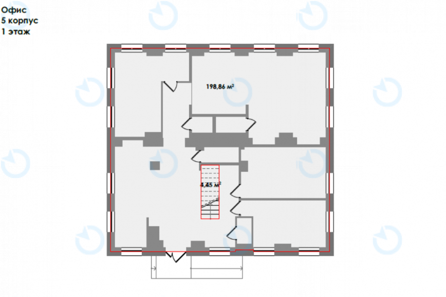Оренда офісу 388 м.кв 1 поверх Форум West Side (Вест Сайт) - фото 12