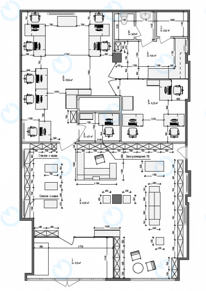 Оренда офісу 143 м.кв 1 поверх Булгаков - фото 16