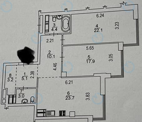 Продаж офісу 90 м.кв 20 поверх Трускавецька, 10Г - фото 21