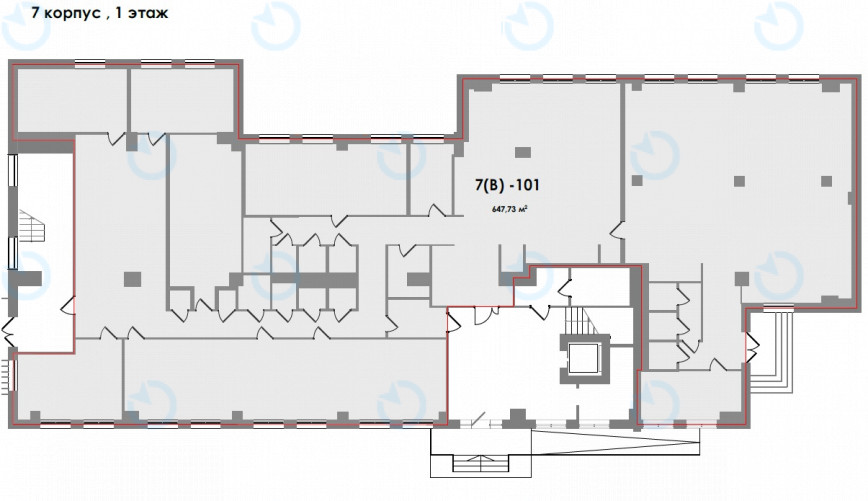 Оренда офісу 647 м.кв 1 поверх Форум West Side (Вест Сайт) - фото 12