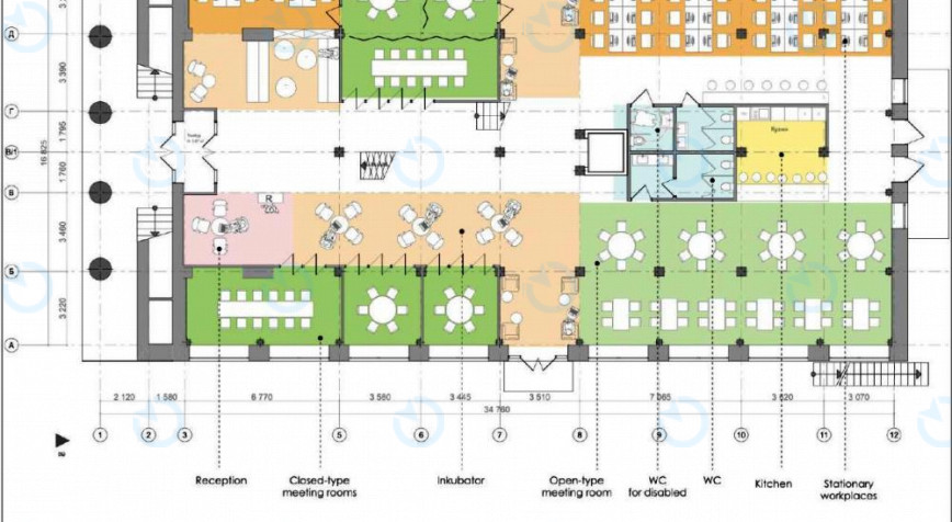 Оренда офісу 1000 м.кв 1 поверх VDNG - фото 2
