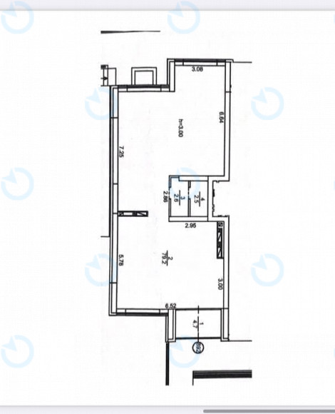 Аренда офиса 89 м.кв 1 этаж Город цветов - фото 5
