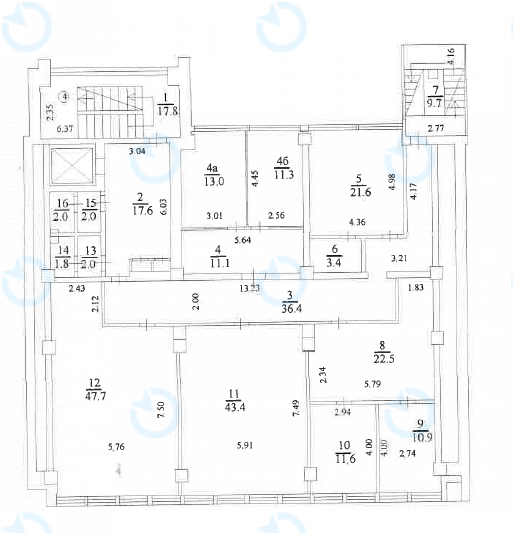 Оренда офісу 287 м.кв 8 поверх Велика Васильківська, 39 - фото 26