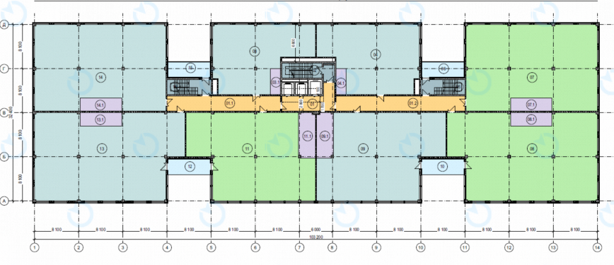 Оренда офісу 13300 м.кв 1-4 поверх Twelve