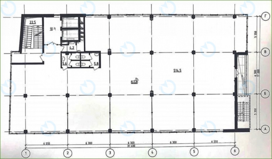 Оренда офісу 500 м.кв 4 поверх Трініті