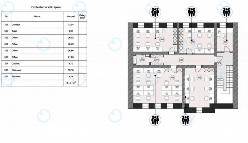Аренда офиса 643 м.кв 1 этаж Гончарная, 11б - фото 20