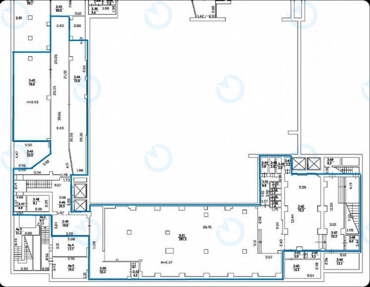 Оренда офісу 763 м.кв 1 поверх Хрещатик-Плаза - фото 6