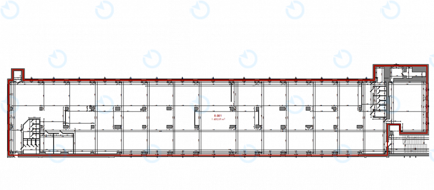 Аренда офиса 1600 м.кв 2 этаж Форум Парк Плаза - фото 6