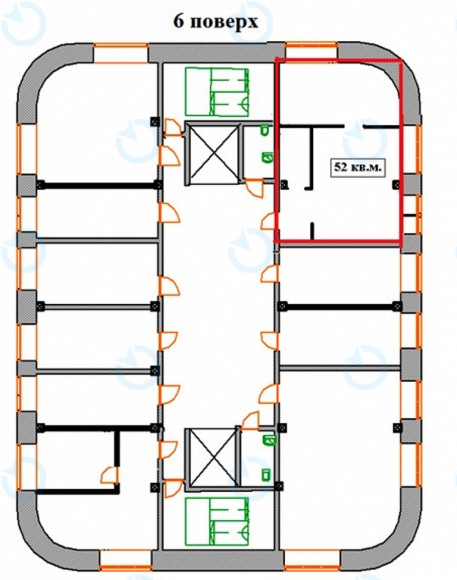 Оренда офісу 52 м.кв 6 поверх Ферммаш - фото 7