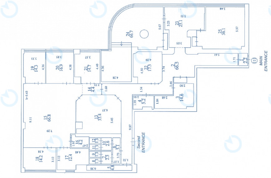 Оренда офісу 435 м.кв 1 поверх ЖК DIPLOMAT HALL - фото 11
