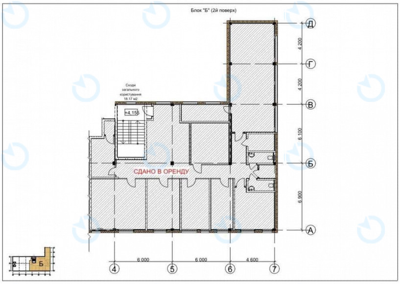 Оренда офісу 622 м.кв 1-2 поверх PRO100 Garden House - фото 7