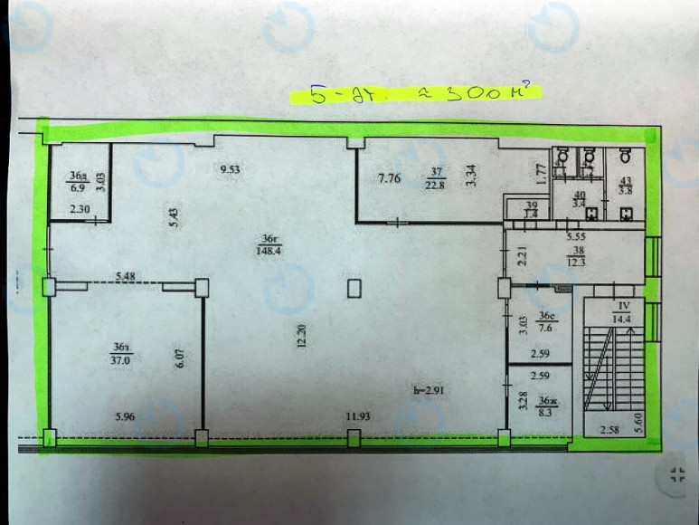 Оренда офісу 296 м.кв 5 поверх Дегтярівська, 21Г - фото 9