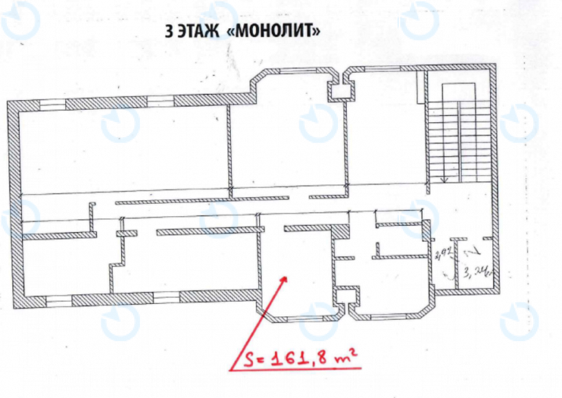 Оренда офісу 161 м.кв 3 поверх Жилянська, 146 - фото 5