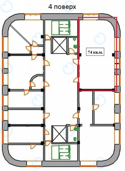 Аренда офиса 74 м.кв 4 этаж Ферммаш - фото 7