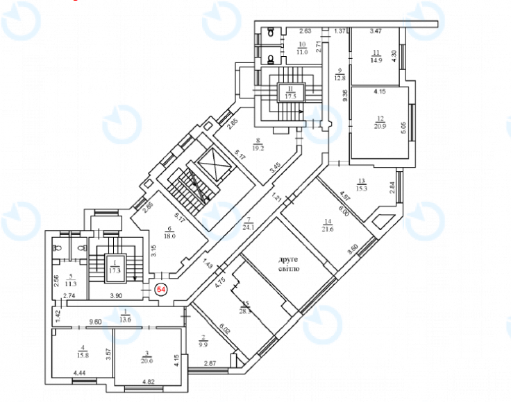 Продажа офиса 2722 м.кв 0-3 этаж Тургеневская, 52/58 - фото 8