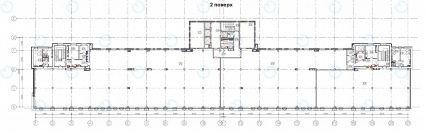 Аренда офиса 2160 м.кв 2 этаж М8