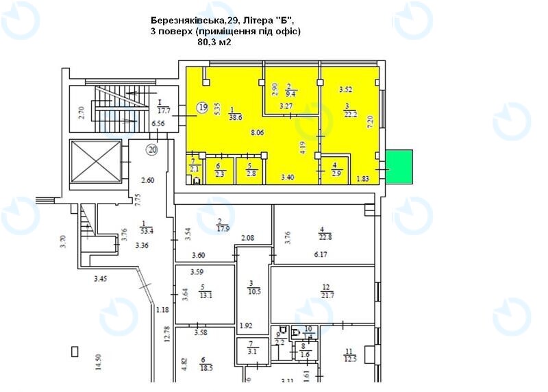 Оренда офісу 80 м.кв 3 поверх Березняківська, 29 - фото 7