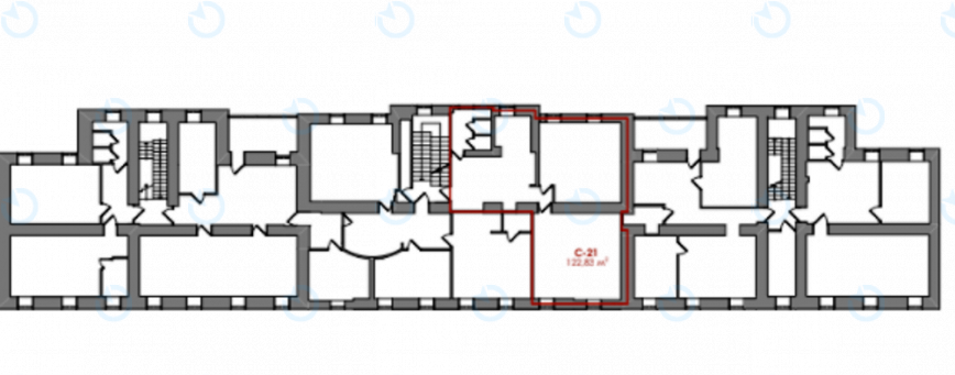 Аренда офиса 122 м.кв 2 этаж Форум Б7 - фото 7