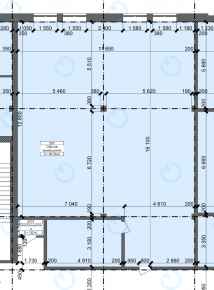 Оренда офісу 180 м.кв 2 поверх Inlight