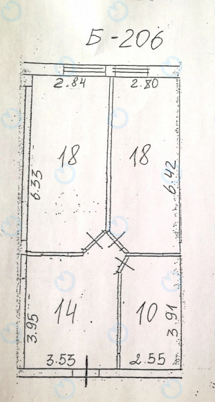 Оренда офісу 60 м.кв 2 поверх Радищева, 3