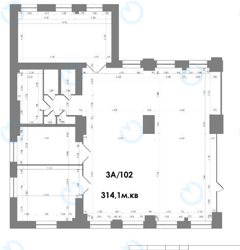 Аренда офиса 314 м.кв 1 этаж Форум West Side - фото 16