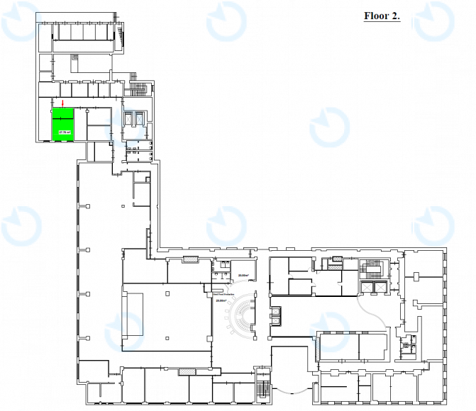 Аренда офиса 28 м.кв 2 этаж Леонардо (I очередь) - фото 2