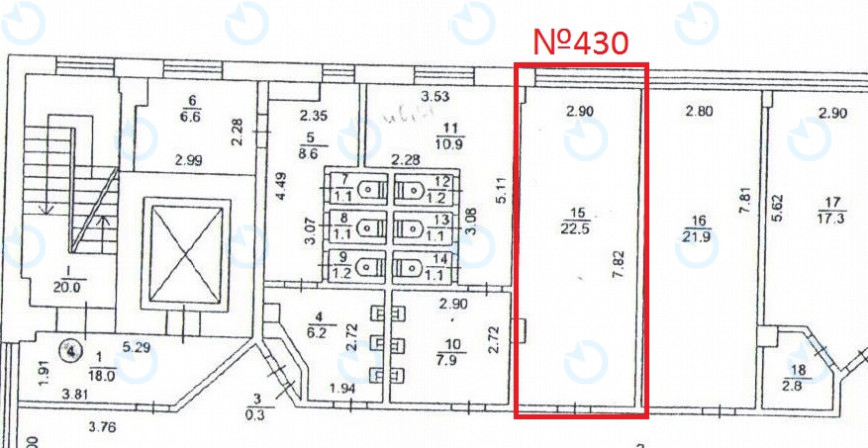 Оренда офісу 27 м.кв 4 поверх Кронос - фото 8