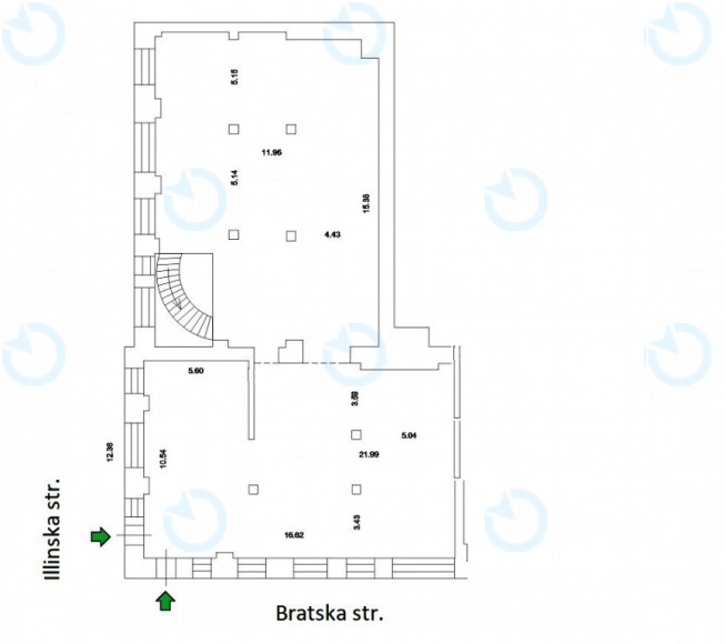 Оренда офісу 604 м.кв 1 поверх Іллінський - фото 12