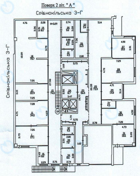 Продажа офиса 951 м.кв 1 этаж Срибнокильская, 3-б - фото 14