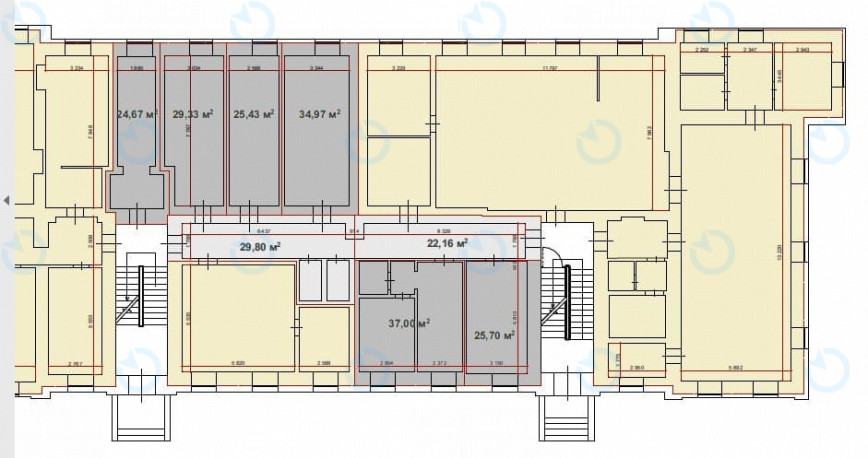 Аренда офиса 114 м.кв 1 этаж Деловая, 3