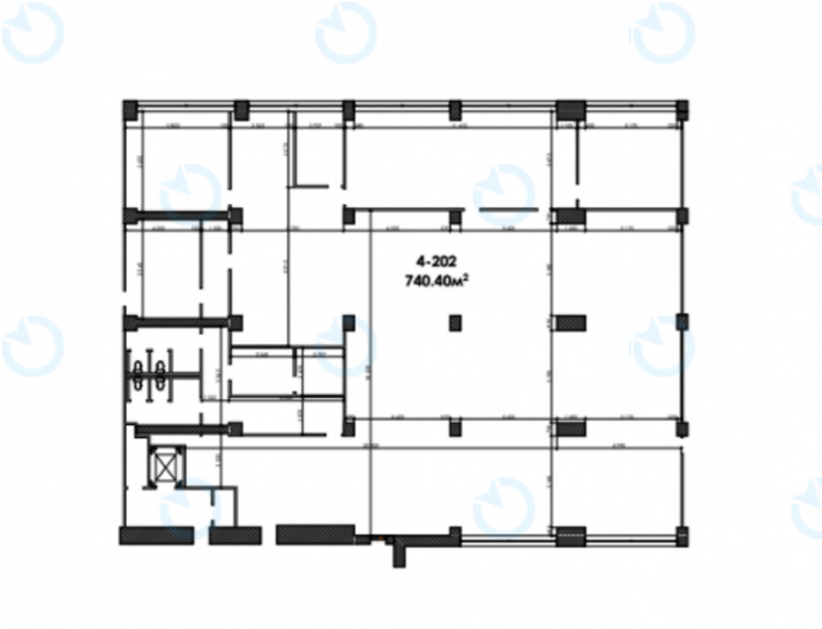 Аренда офиса 732 м.кв 2 этаж Форум Парк Плаза - фото 9