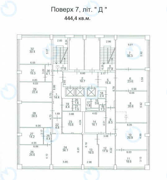 Оренда офісу 444 м.кв 7 поверх ТОРУС - фото 18