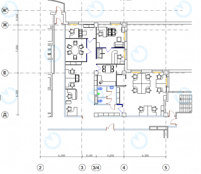 Оренда офісу 194 м.кв 6 поверх Євразія - фото 7