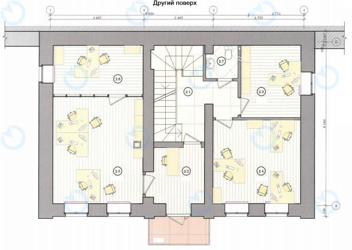 Аренда офиса 247 м.кв 1 этаж Крещатик, 50-В - фото 9