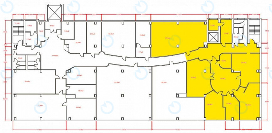 Аренда офиса 386 м.кв 4 этаж Глория - фото 12
