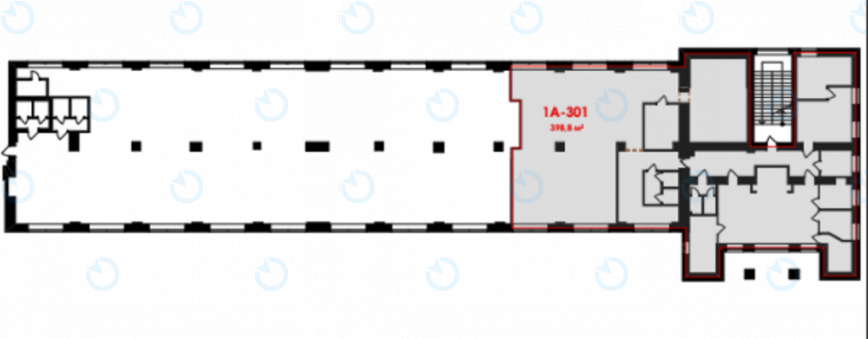 Оренда офісу 398 м.кв 3 поверх Форум Ділове Містечко - фото 6