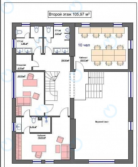 Оренда офісу 561 м.кв 1-3 поверх Яблунева, 9 - фото 14