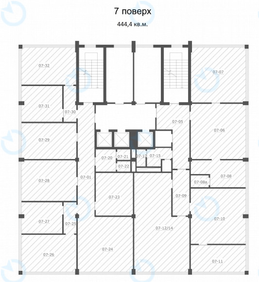 Оренда офісу 444 м.кв 7 поверх ТОРУС - фото 17