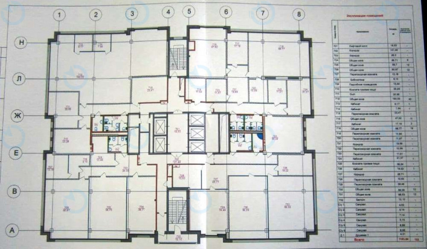 Аренда офиса 1153 м.кв 7 этаж Премиум - фото 21